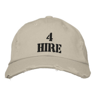 4 hire embroidered hat