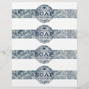 4- Homemade Vintage Style Soap Wraps
