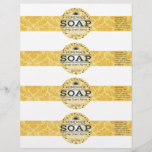 4- Homemade Vintage Style Soap Wraps