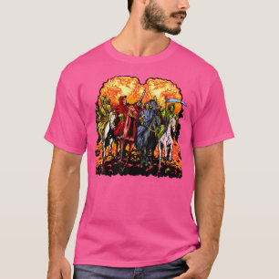 4 Horsemen Of The Apocalypse Revelation 61-8 Jesus T-Shirt