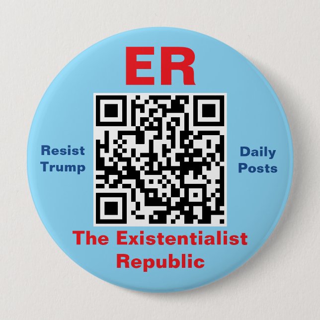 4 inch round Button (Front)