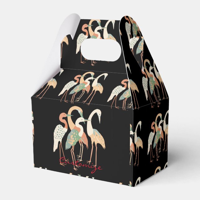 4 Japanese Cranes Thunder_Cove Favour Box (Front Side)