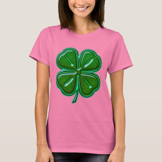 4 Leaf Clover 6 T-Shirt (Front)