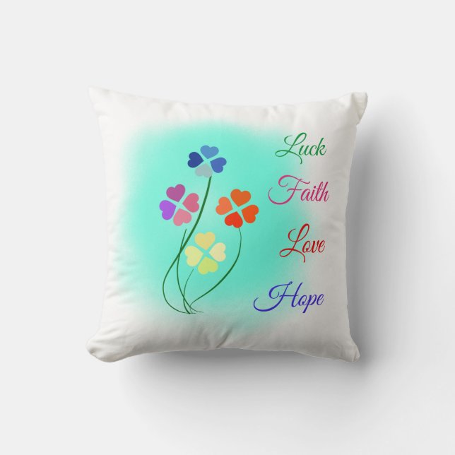 4 leaf clover cushion (Front)