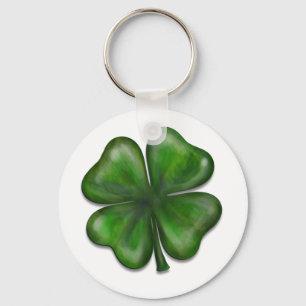 4 leaf clover key ring