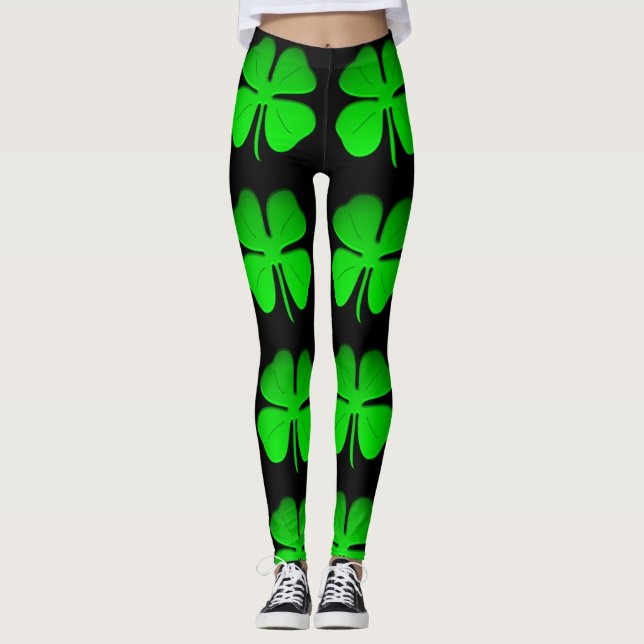 4 leaf clover leggings by DAL (Front)