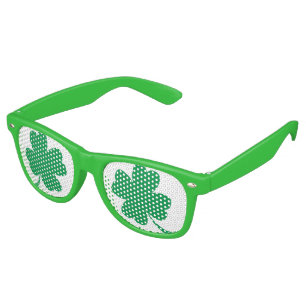 4 Leaf Clover Lucky Irish Party Shades