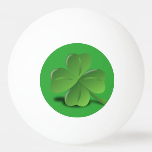 4 Leaf clover Ping Pong Ball