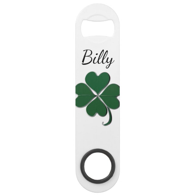 4 Leaf Clover St. Patrick's Day Nickname (Front)