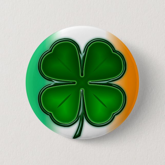 4 Leaf Clover with Colour Button (Front)