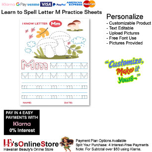 4 Learn To Spell Letter M Teacher Home Schooling