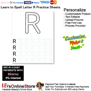 4 Learn To Spell Letter R Teacher Home Schooling