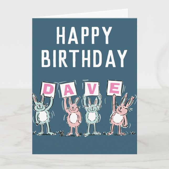 4 Letter Name Happy Birthday Card (Creator Uploaded)