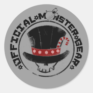 4 Little Monsters - Andy Holiday Logo Classic Round Sticker