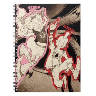 4 Little Monsters - Group Spiral Notebook