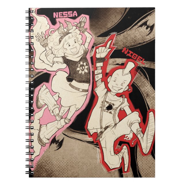 4 Little Monsters - Group Spiral Notebook (Front)