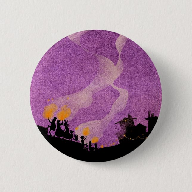 4 Little Monsters - Halloween Night 6 Cm Round Badge (Front)