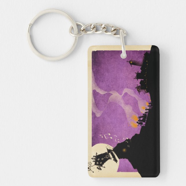 4 Little Monsters - Halloween Night Key Ring (Front)