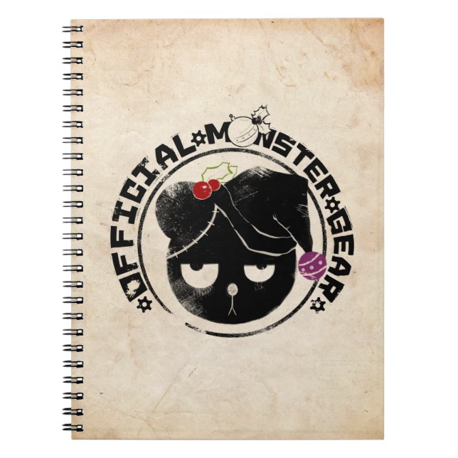 4 Little Monsters - Michael Holiday Logo Spiral Notebook (Front)