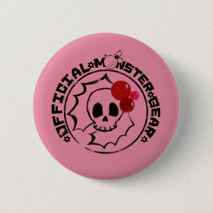 4 Little Monsters - Nessa Holiday Logo 6 Cm Round Badge