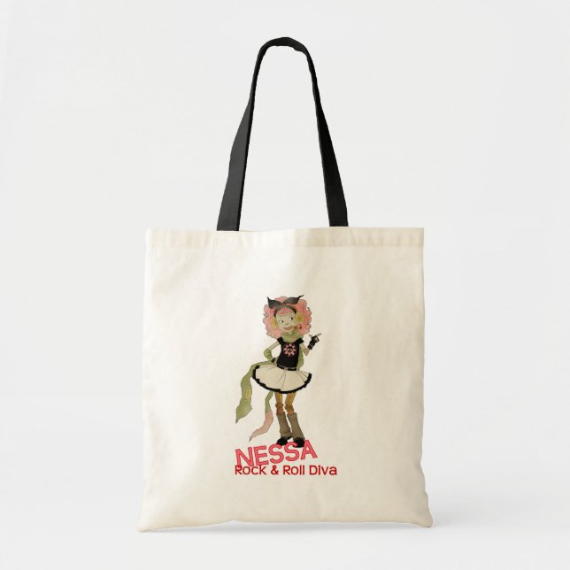 4 Little Monsters - Nessa Tote Bag (Front)