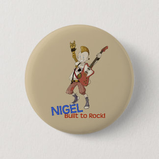 4 Little Monsters - Nigel 6 Cm Round Badge