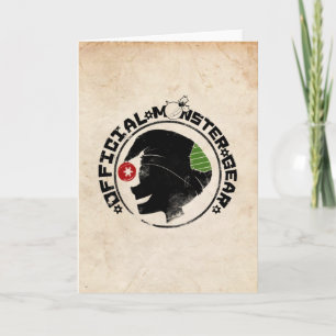 4 Little Monsters - Nigel Holiday Logo 2 Card