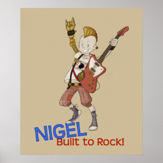 4 Little Monsters - Nigel Poster