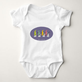 4 Lizards Beatles T-Shirt Baby Bodysuit