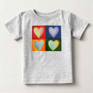 4 Love Hearts Art Custom Shirts