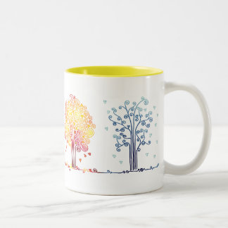 4 Love Seasons Two-Tone Coffee Mug