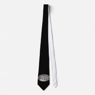 4 Meerkats Looking Left Tie