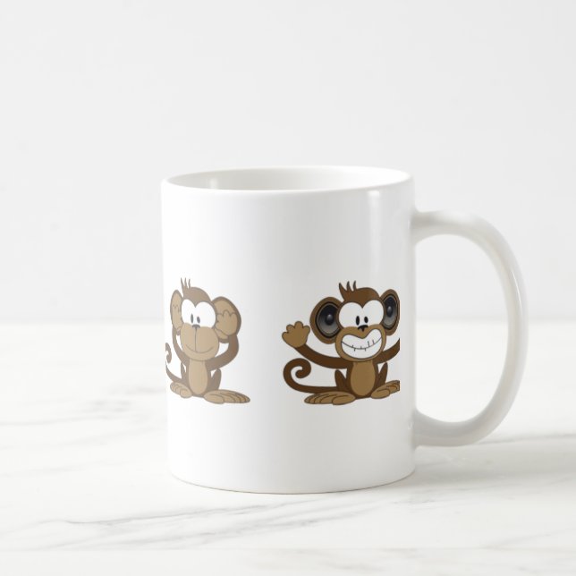 4 Monkeys Mug (Right)