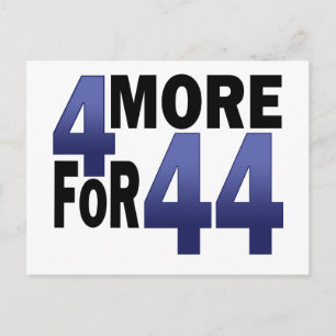 4 More For 44 Postcard