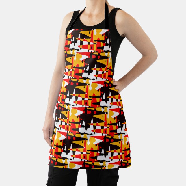 4 Nations Apron Personalised Tribal Art Apron (Insitu)