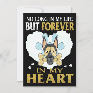 4 No Long In My Life But Forever In My Heart Invitation