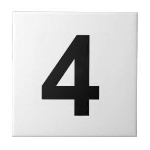 4 - number four tile