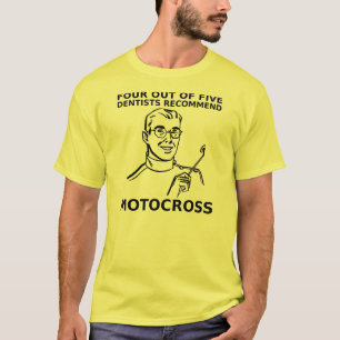 4 Out Of 5 Dentists Motocross Dirt Bike Shirt