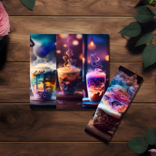 4 Pack Psychedelic Coffee Bookmarks (to re-sell?) Invitation