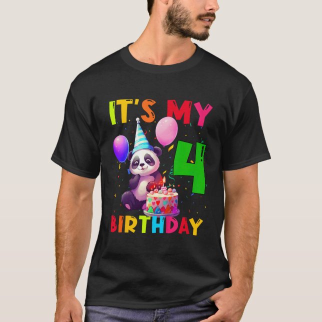 4 Panda 4Th Panda T-Shirt (Front)