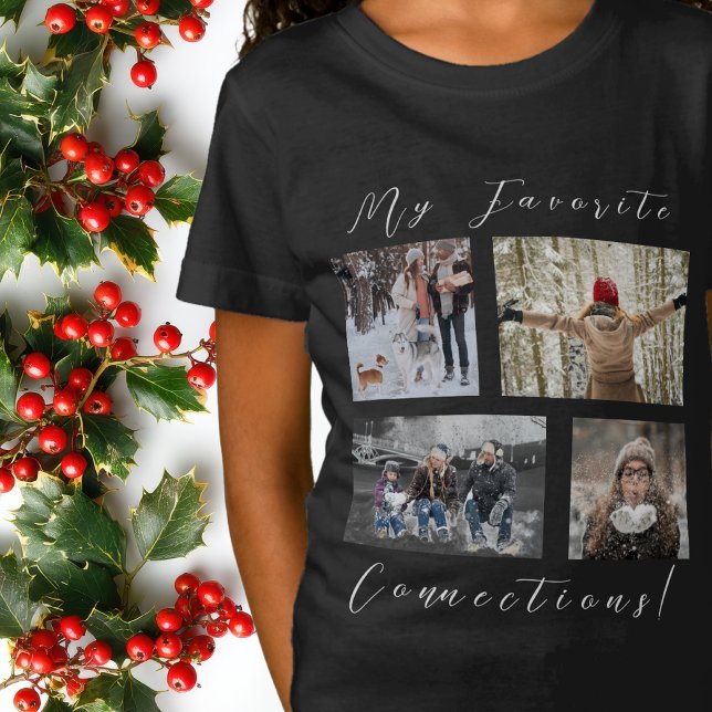 4-Panel Photo Template My Favorite People T-Shirt (Creator Uploaded)