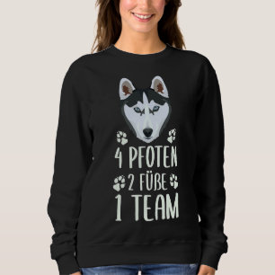 4 Paws 2 Feet 1 Team Husky Sweatshirt