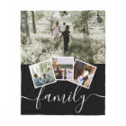 4 Photo Collage Family Personalised