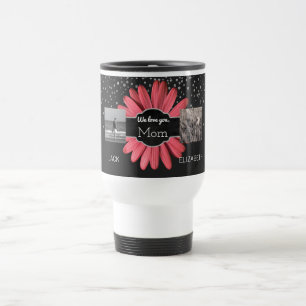4 Photo Collage for Mum Mother's Day Travel Mug