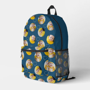 4 Photo Collage Template Make Your Own Fun Printed Backpack