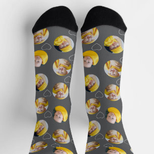 4 Photo Collage Template Make Your Own Fun Socks