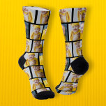 4 Photo Collage Template Make Your Own Fun Socks<br><div class="desc">4 Photo Collage Template Make Your Own Fun pair of socks from Ricaso</div>