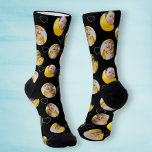 4 Photo Collage Template Make Your Own Fun Socks<br><div class="desc">4 Photo Collage Template Make Your Own Fun pair of socks from Ricaso - With scattered love heart details - available in different colours in store</div>