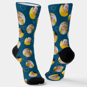 4 Photo Collage Template Make Your Own Fun Socks