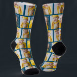 4 Photo Collage Template Make Your Own Fun Socks<br><div class="desc">4 Photo Collage Template Make Your Own Fun pair of socks from Ricaso</div>